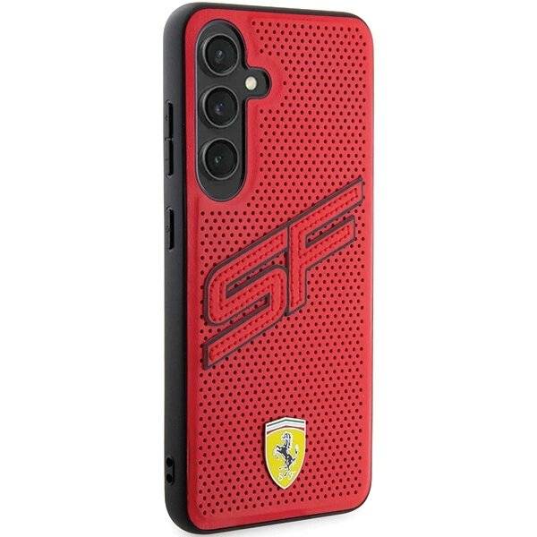 Ferrari Big SF Perforierte Hülle Samsung Galaxy S24+ - rot