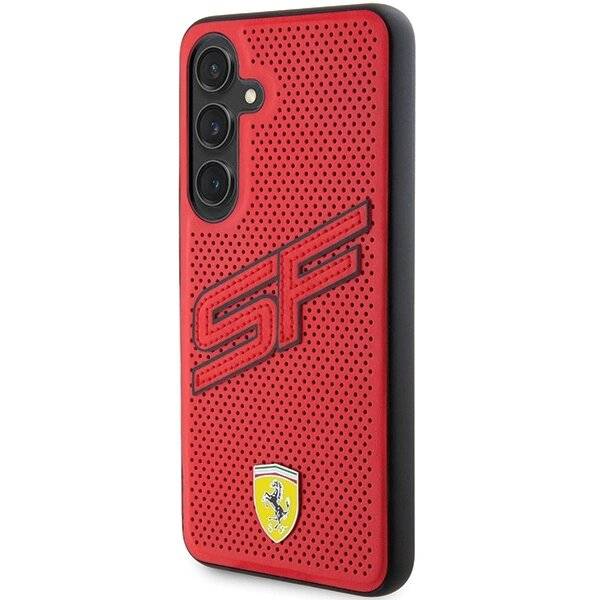 Ferrari Big SF Perforierte Hülle Samsung Galaxy S24+ - rot