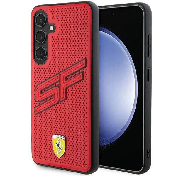 Ferrari Big SF Perforierte Hülle Samsung Galaxy S24 – rot
