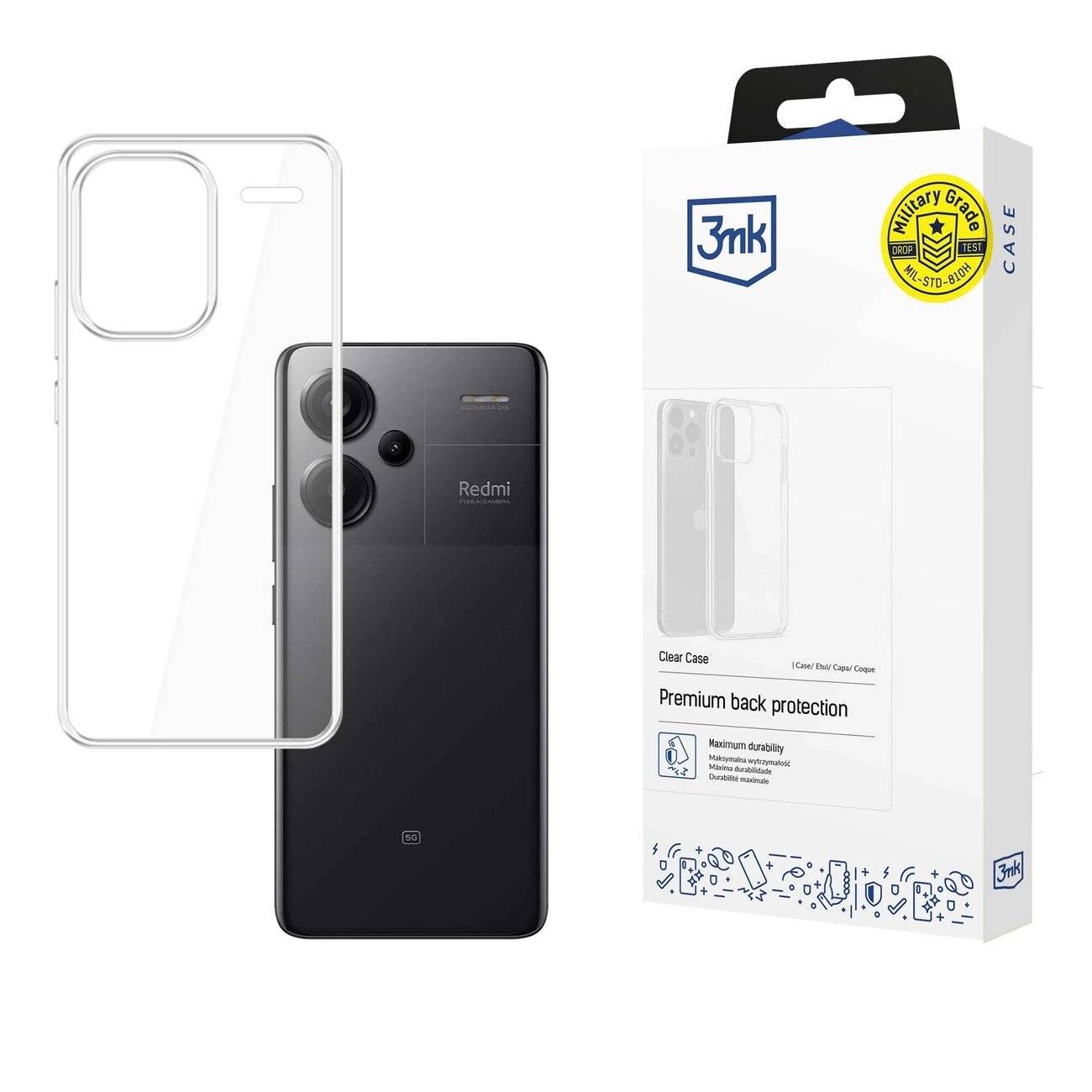 3mk Clear Case Xiaomi Redmi Note 13 Pro+ –