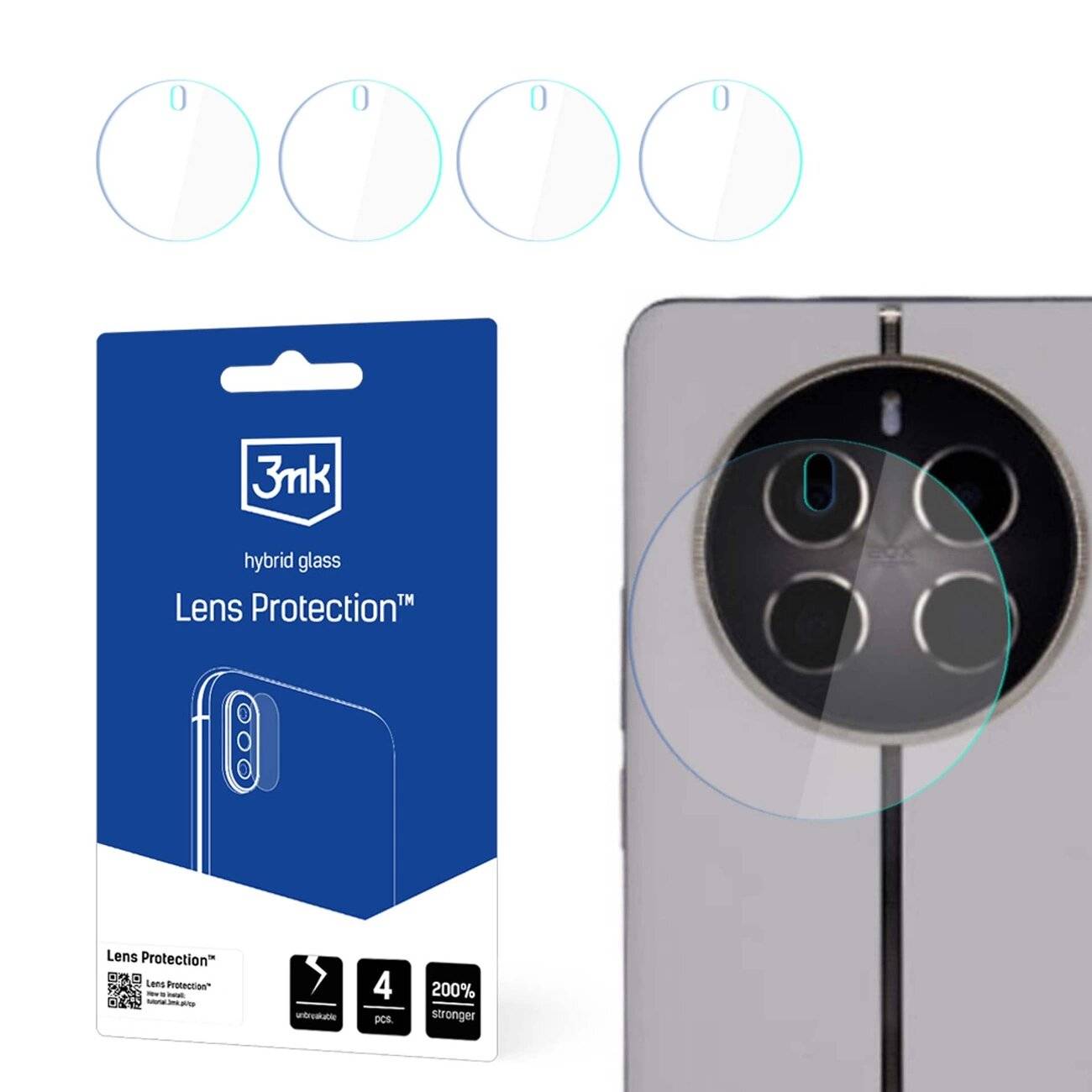 3mk Lens Protection™ Hybrid-Kameraglas Realme 12 Pro/12 Pro+