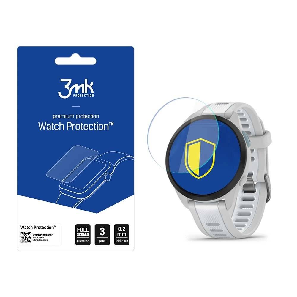 3mk Watch Protection™ Hybridglas vs. FlexibleGlass Lite Garmin Forerunner 165