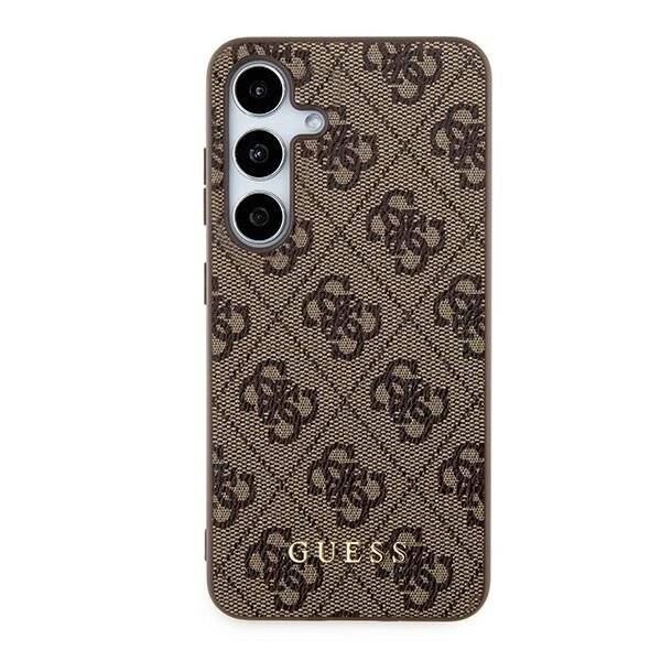 Guess 4G Metal Gold Logo Hülle Samsung Galaxy A55 – braun