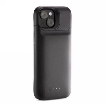 Mophie Juice Pack Hülle iPhone 15 integrierter 2400 mAh Powerbank – Schwarz