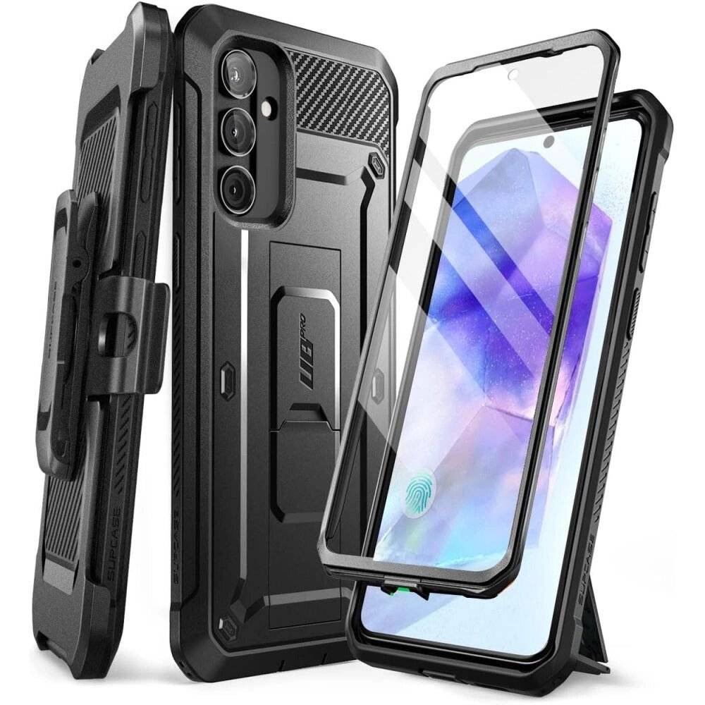 Unicorn Beetle Pro Supcase Hülle Samsung Galaxy A55 5G - Schwarz