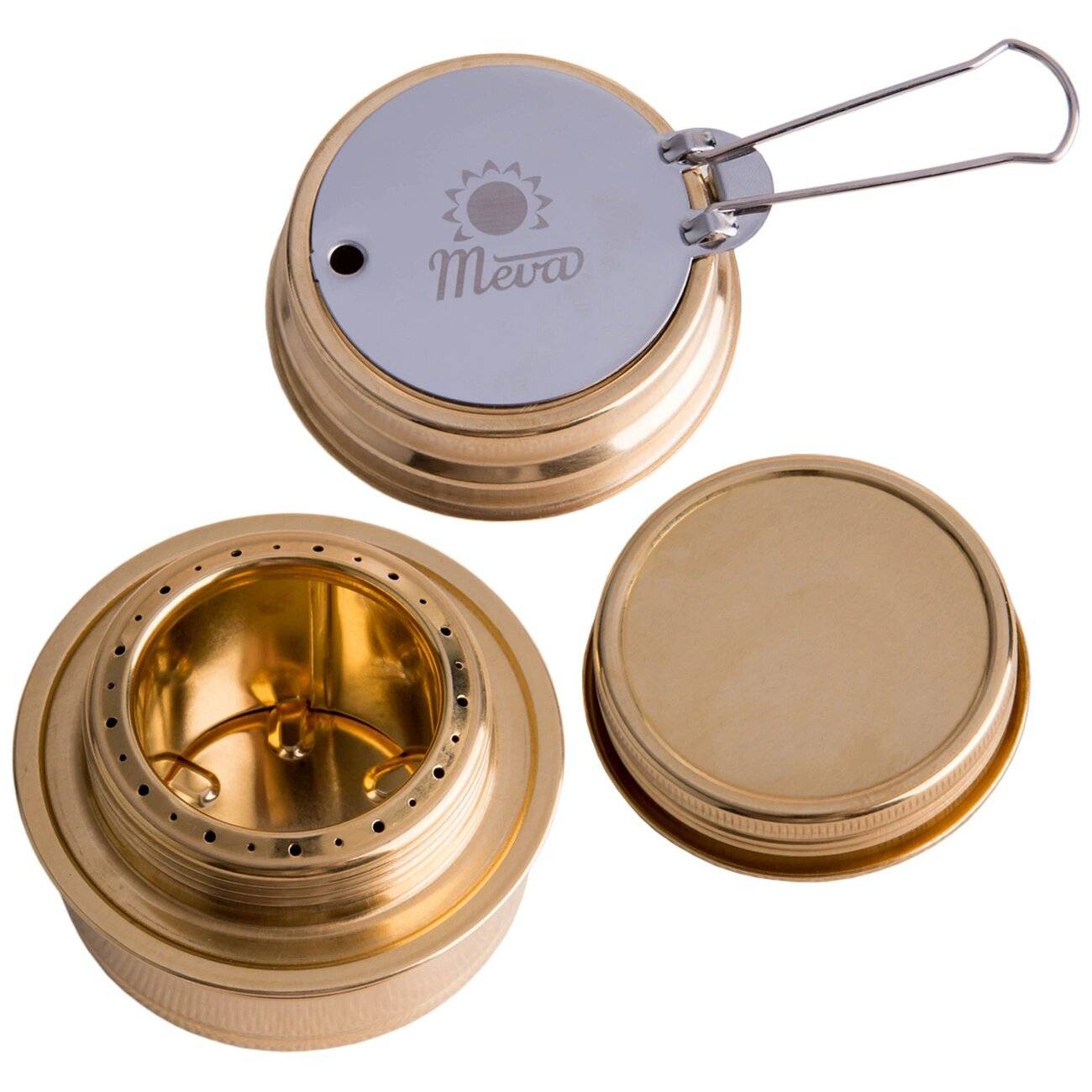 Touristischer Spirituskocher, betrieben Ethanol Alkohol MEVA