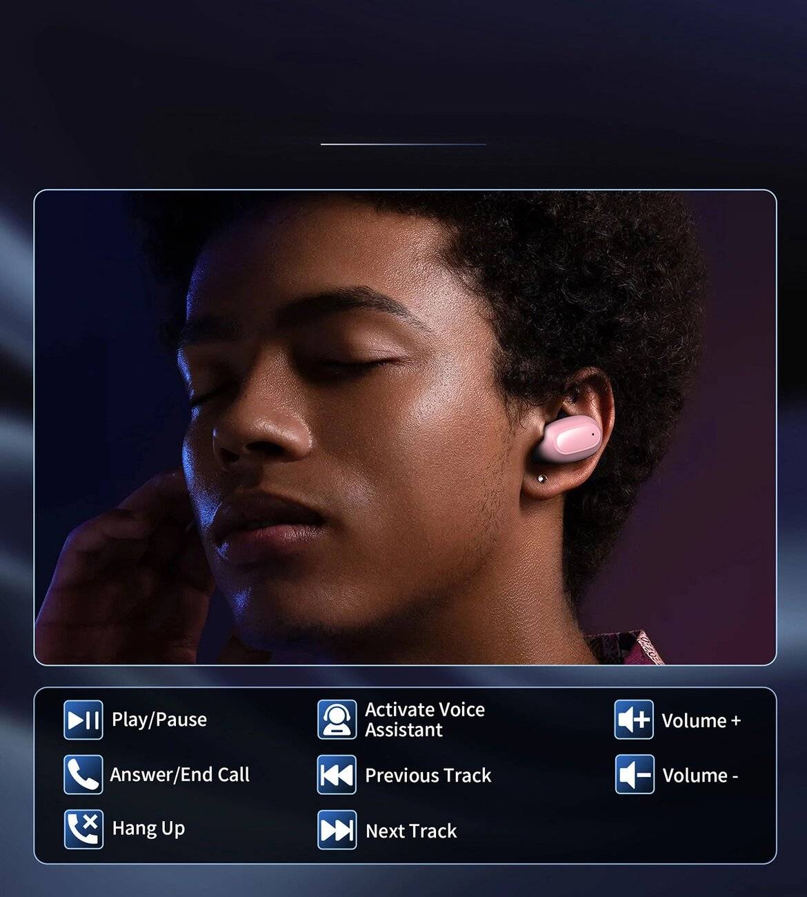 Choetech MEMS TWS In-Ear-Kopfhörer, Bluetooth 5.3, bis zu 20h Laufzeit, Rosa