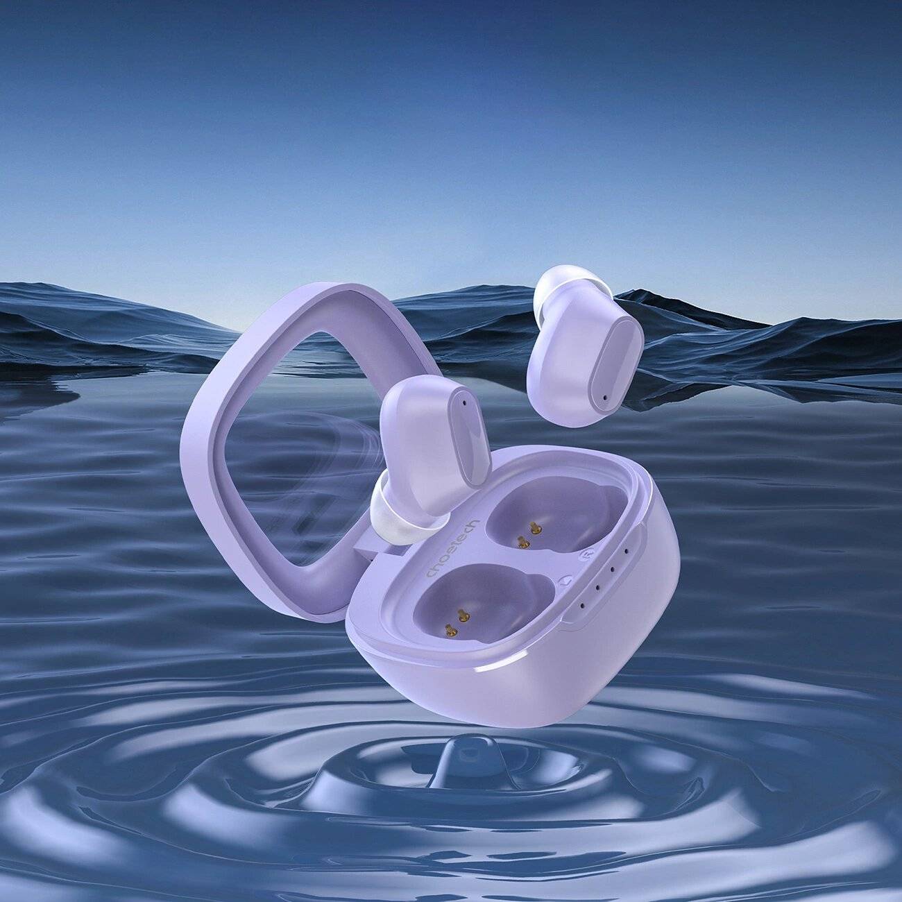 Choetech MEMS kabellose TWS Bluetooth 5.3 Kopfhörer – Lila