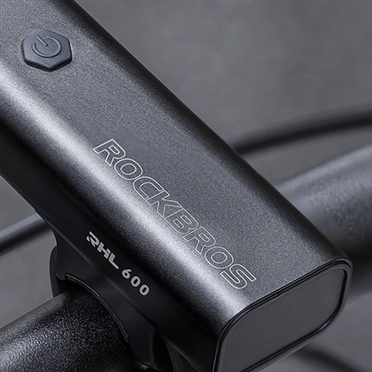 Rockbros RHL600 LED-Fahrrad-Frontlicht 2600mAh 600 lm IPX6 – schwarz