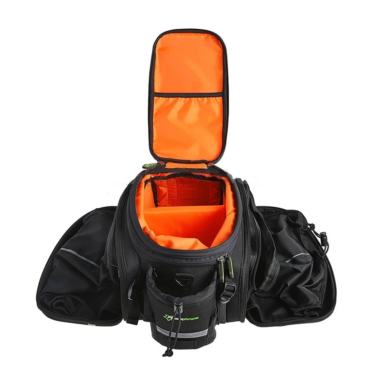 Rockbros A6-6 Fahrradtasche Kofferraum, 35 l, ausklappbaren Taschen – Schwarz