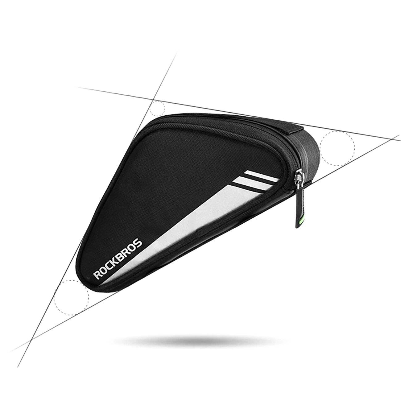 Rockbros B55-BK Fahrradtasche Rahmen 0,7 l - Schwarz