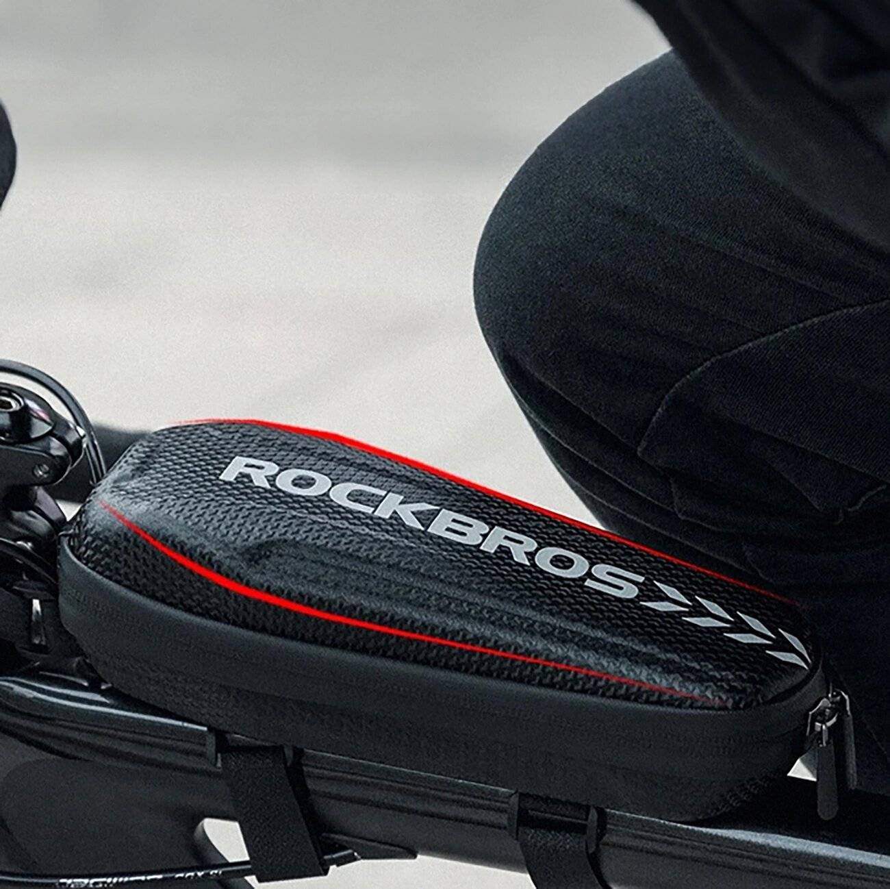 Rockbros B62 Fahrradtasche Lenker Rahmen 2 l - Schwarz