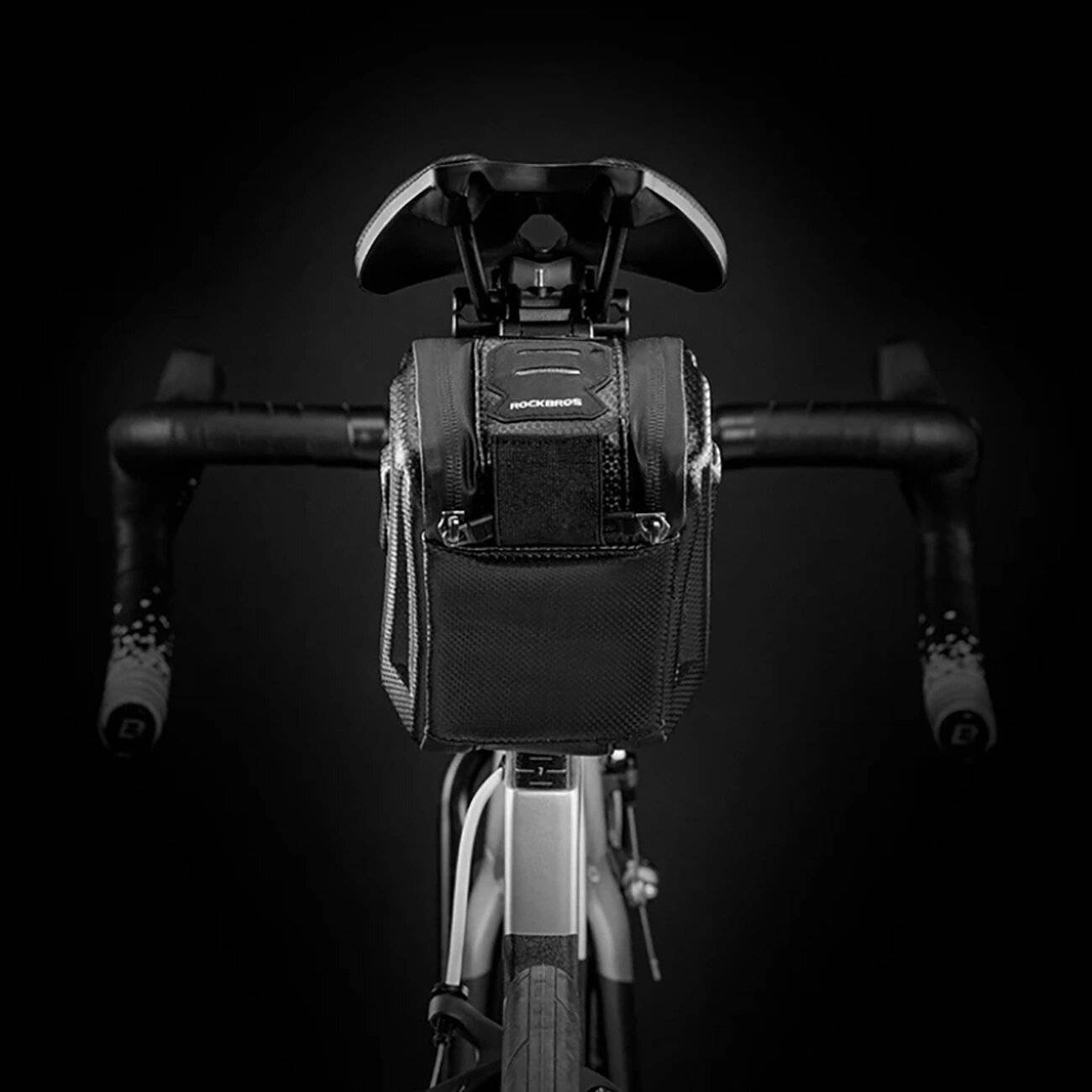 Rockbros B69 Fahrradsatteltasche 1,8l Easy-Release-System – Schwarz