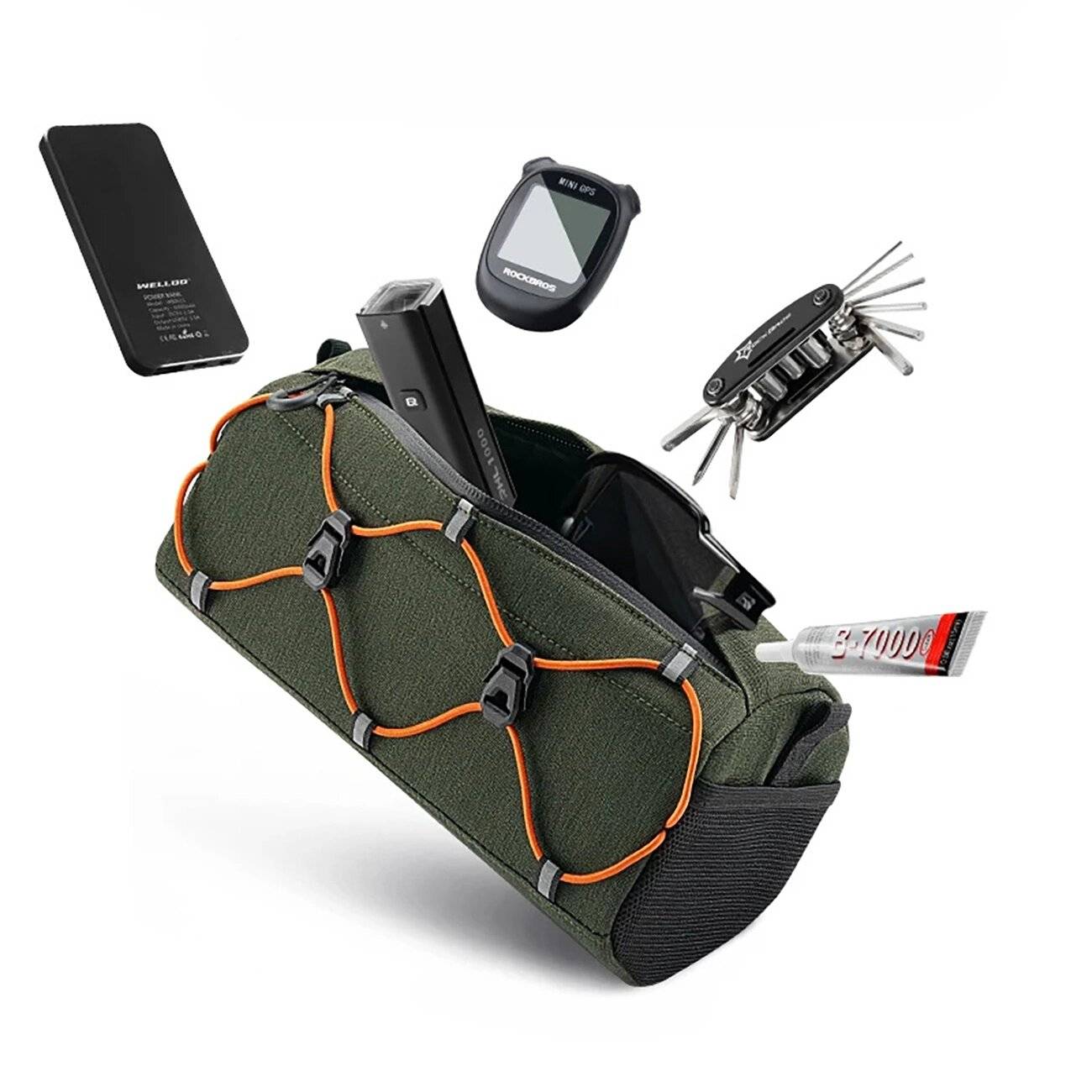 Rockbros 30110054001 Fahrradlenkertasche 2,2 l - Grün