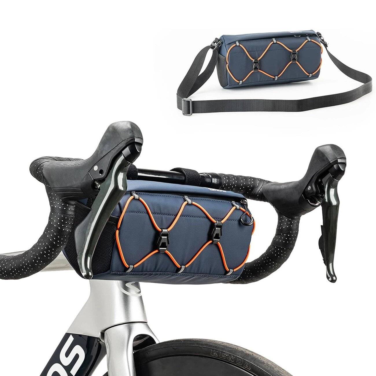 Rockbros 30110054002 Fahrradlenkertasche 2,2 l - Blau