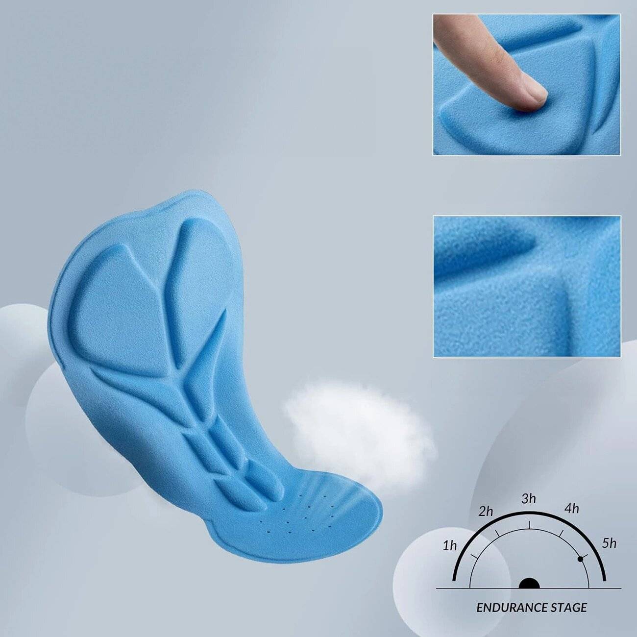 Rockbros RK2004M atmungsaktive Radhose M-Einsatz – schwarz