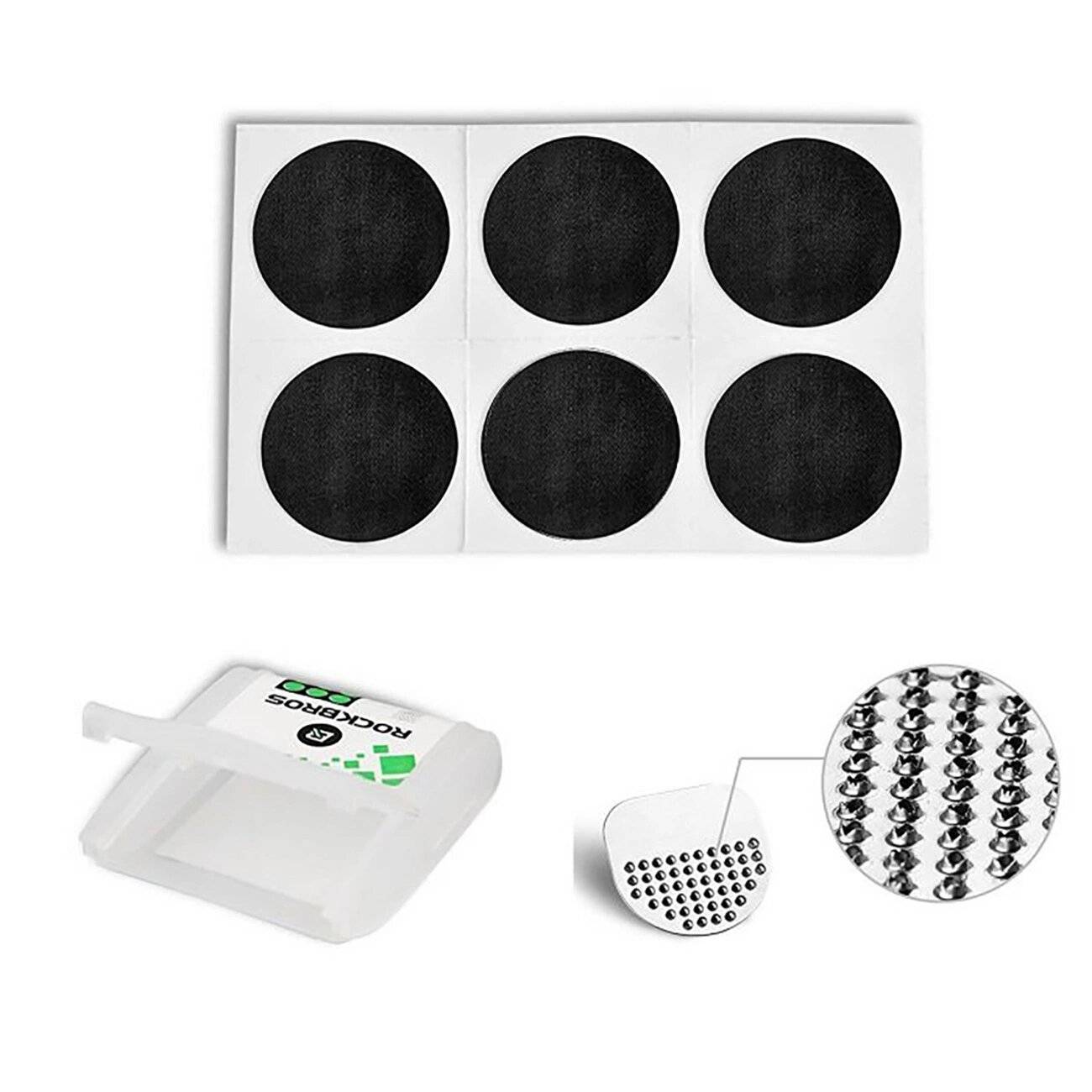 Rockbros GJ2001 Reparaturset Fahrradschläuche – durchscheinend