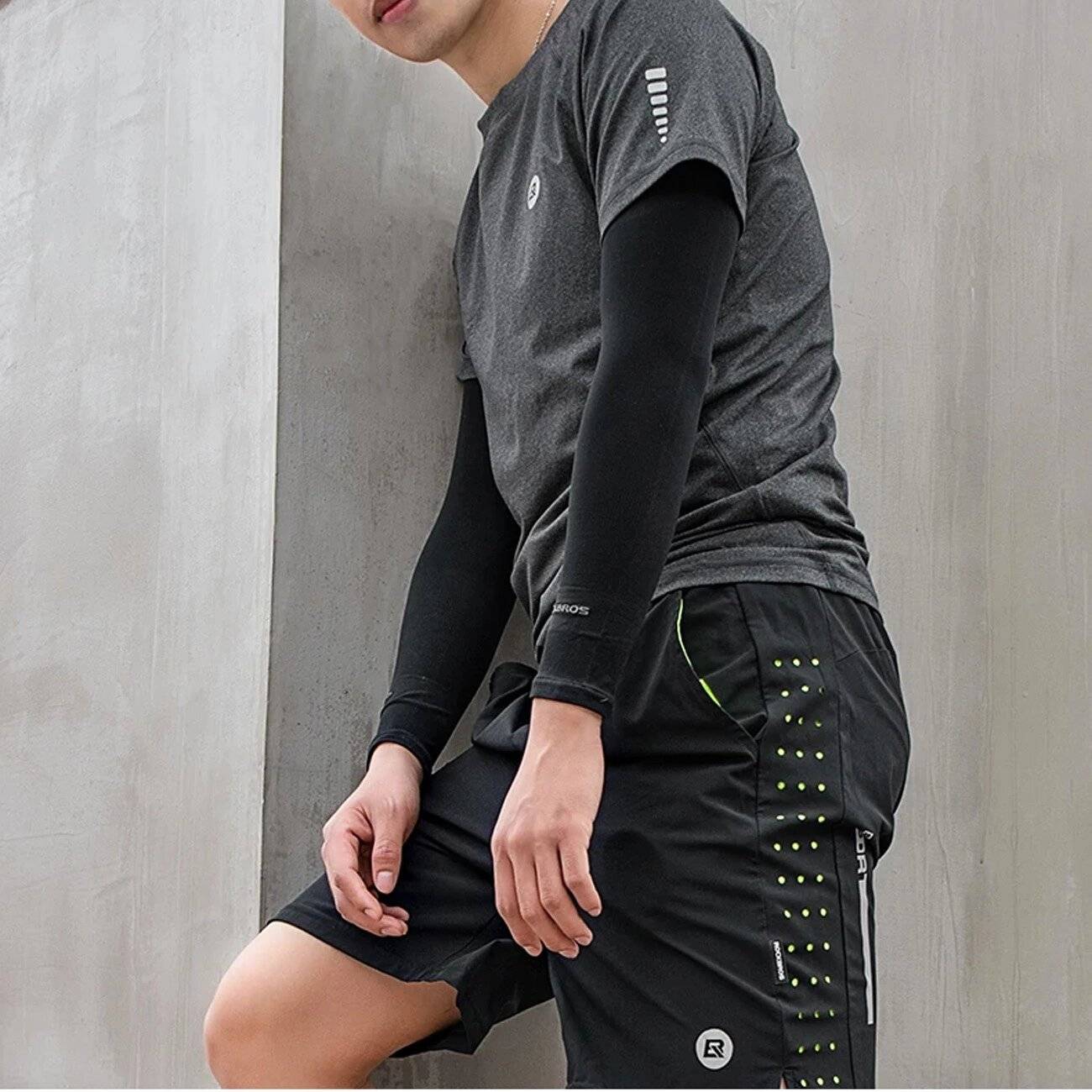 Rockbros XT9002BK Fahrradärmel - schwarz 2 Stk.