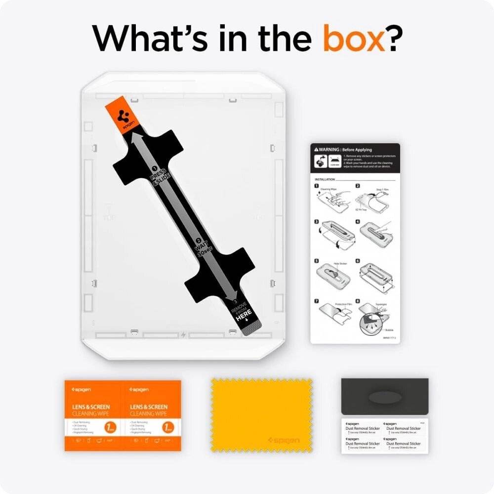 Spigen Glas.tR EZ Fit gehärtetes Glas iPad Pro 13'' 2024