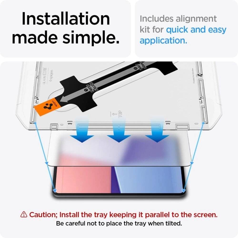 Spigen Glas.tR EZ Fit gehärtetes Glas iPad Pro 13'' 2024