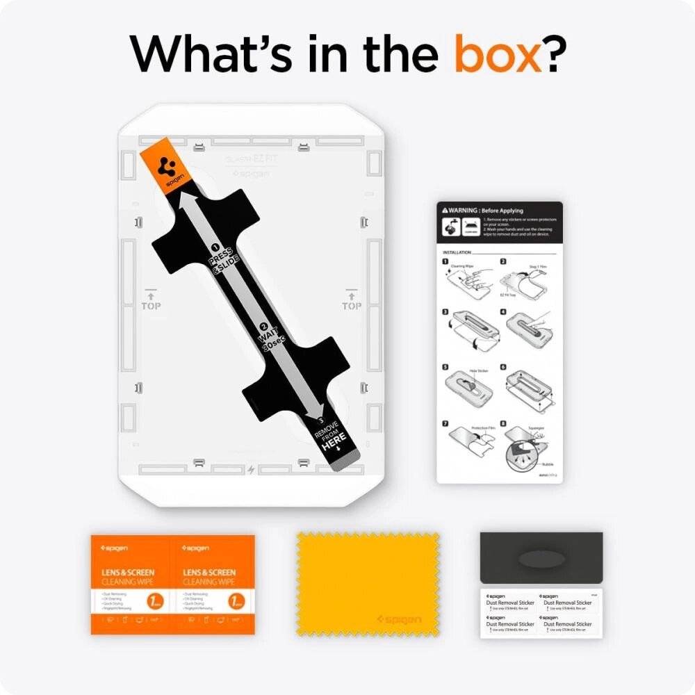 Spigen Glas.tR EZ Fit gehärtetes Glas iPad Pro 11'' 2024