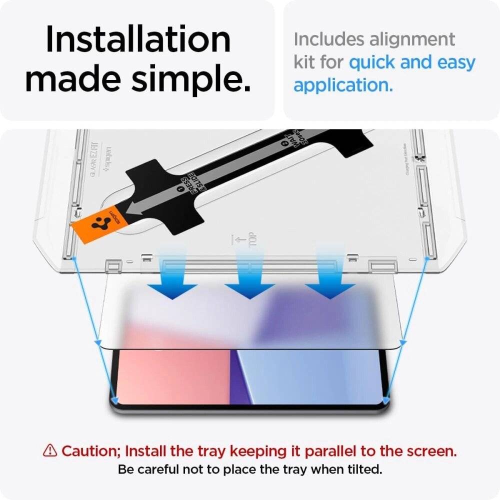 Spigen Glas.tR EZ Fit gehärtetes Glas iPad Pro 11'' 2024