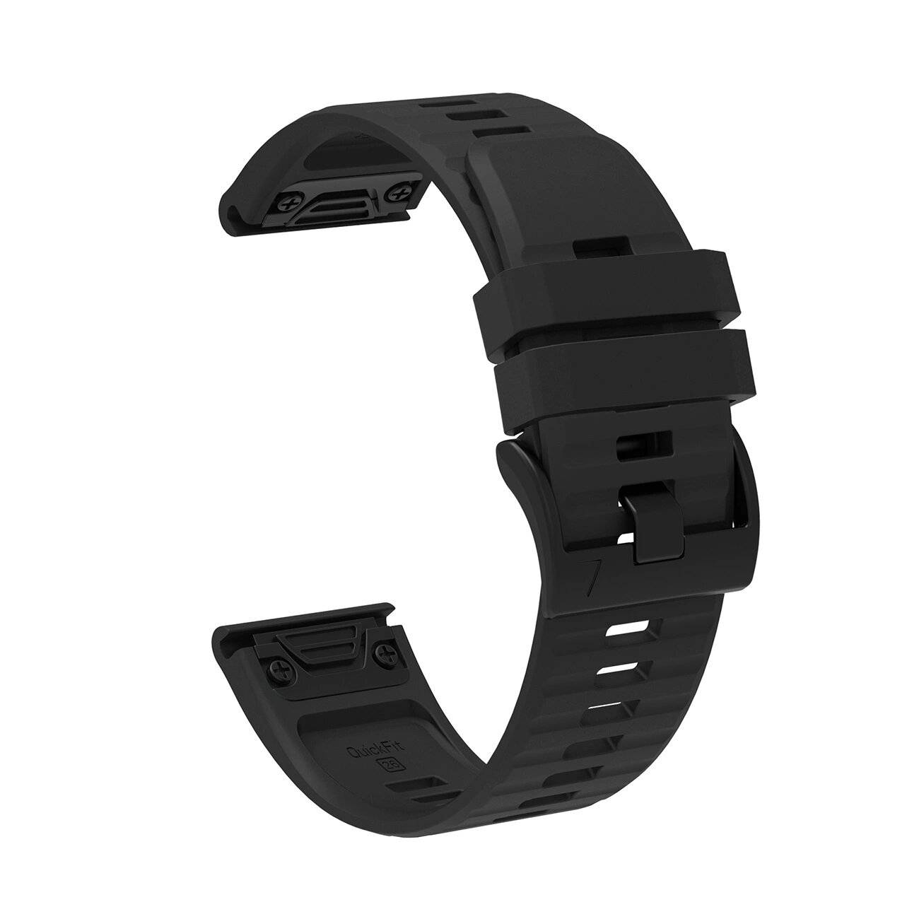 Silikonarmband Garmin Fenix ​​​​3 / 5X 6X 7X Pro - Schwarz