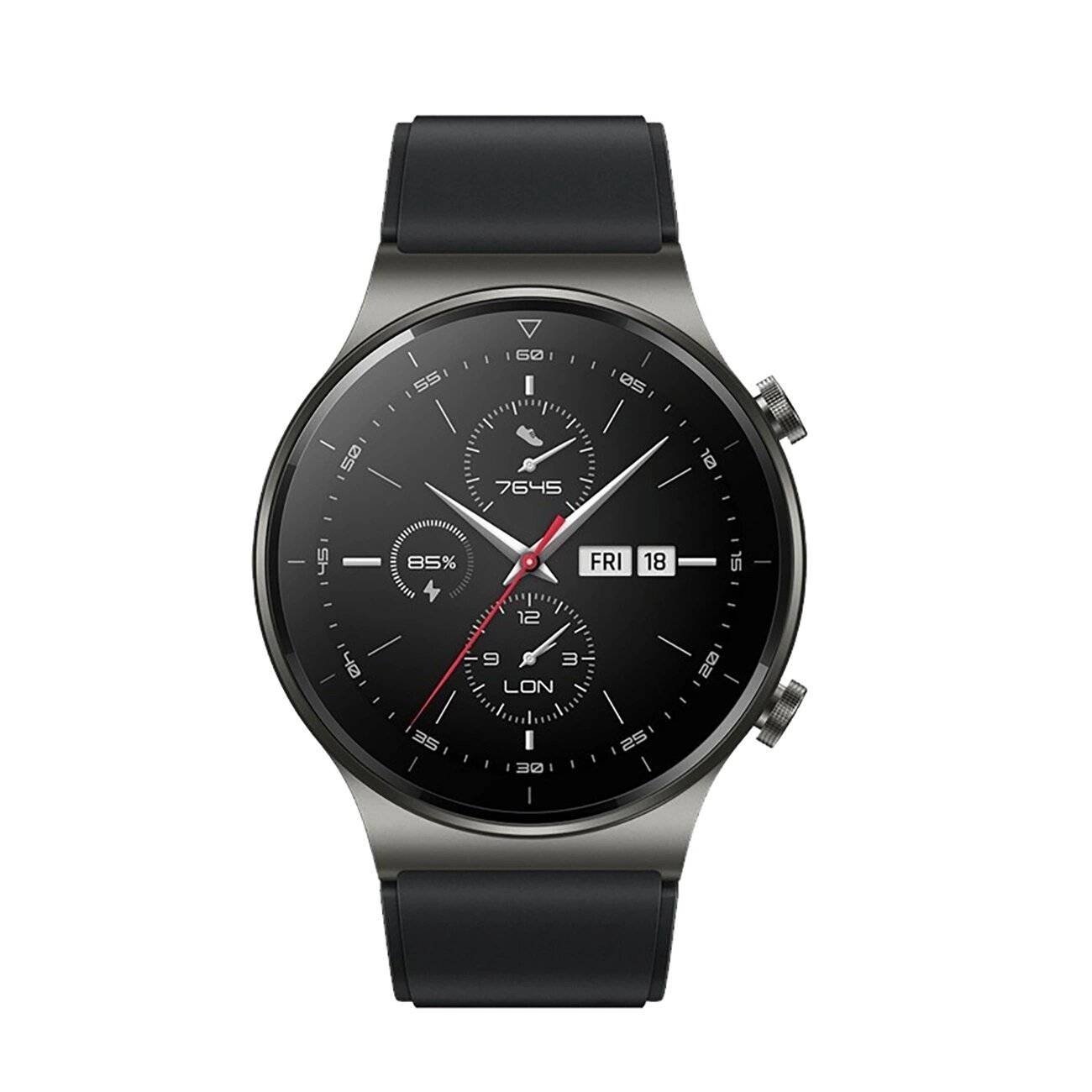 Silikonarmband Huawei Watch GT 2 / 3 4 Pro 2e - Schwarz