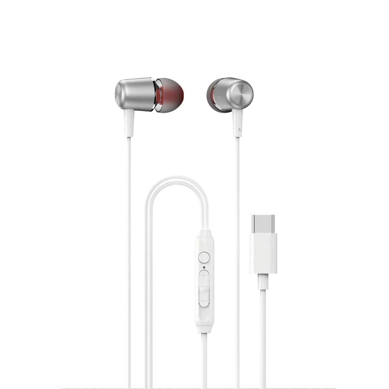 Dudao X1PROT In-Ear-Kopfhörer USB-C, kabelgebunden, 1,2 m – Weiß