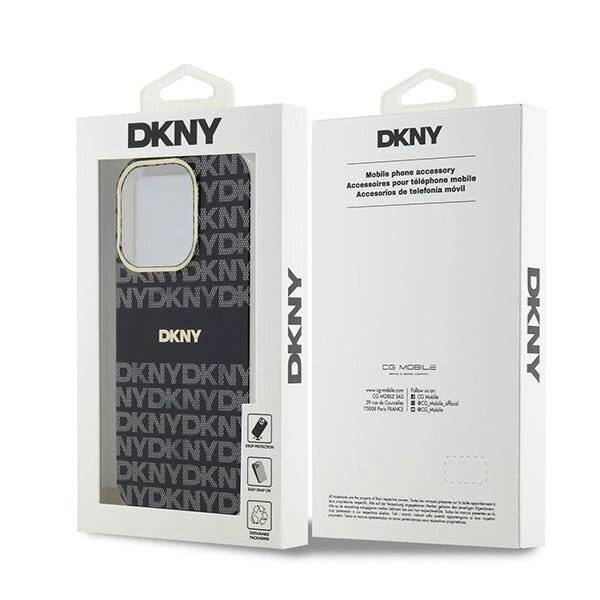 DKNY IML Mono & Stripe MagSafe Hülle iPhone 13 Pro / – Schwarz