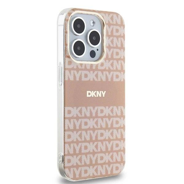 DKNY IML Mono & Stripe MagSafe Hülle iPhone 13 Pro / – Rosa
