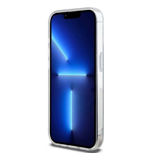 DKNY IML Mono & Stripe MagSafe Hülle iPhone 13 Pro Max – Schwarz