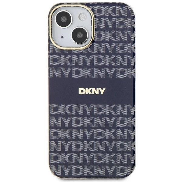 DKNY IML Mono & Stripe MagSafe Hülle iPhone 15 / 14 13 – Blau