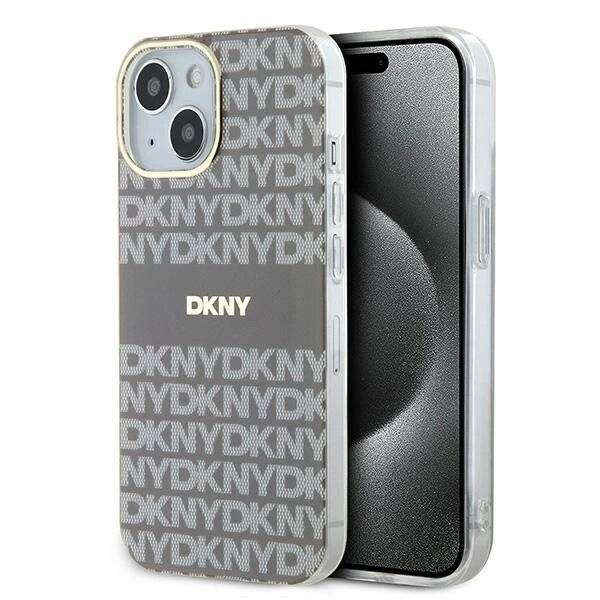 DKNY IML Mono & Stripe MagSafe-Hülle iPhone 15 / 14 13 – Beige
