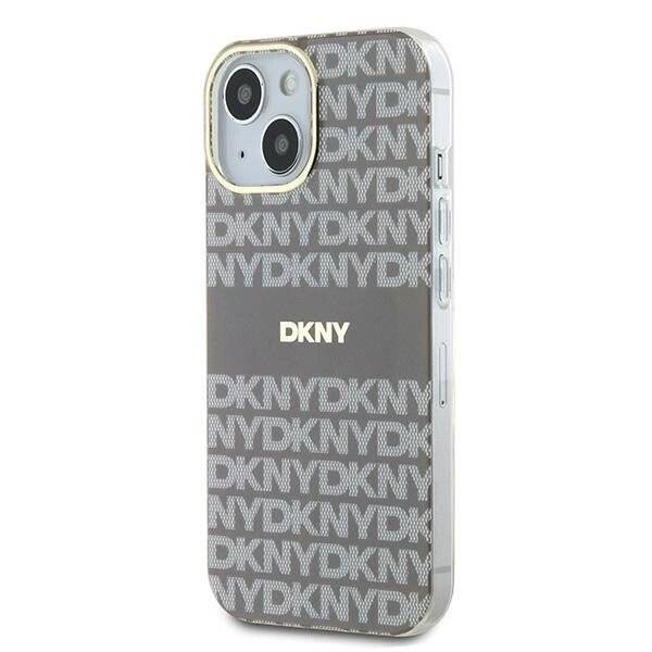 DKNY IML Mono & Stripe MagSafe-Hülle iPhone 15 / 14 13 – Beige