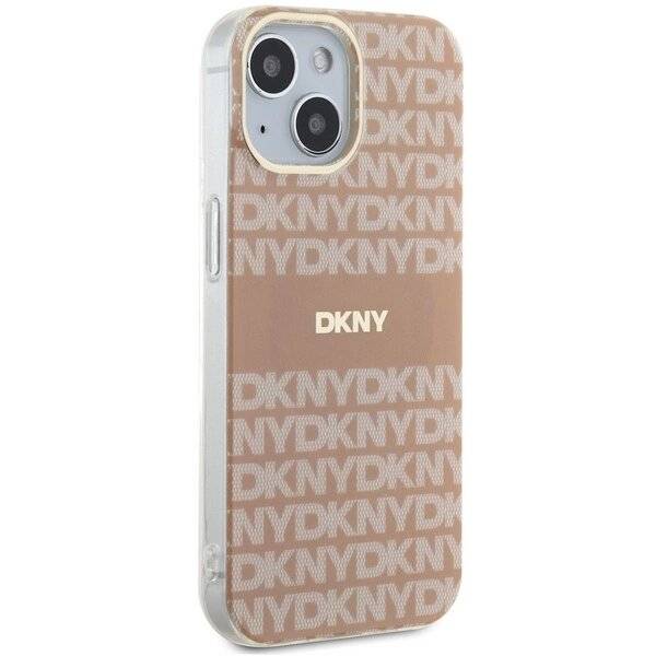 DKNY IML Mono & Stripe MagSafe-Hülle iPhone 15 / 14 13 – Rosa