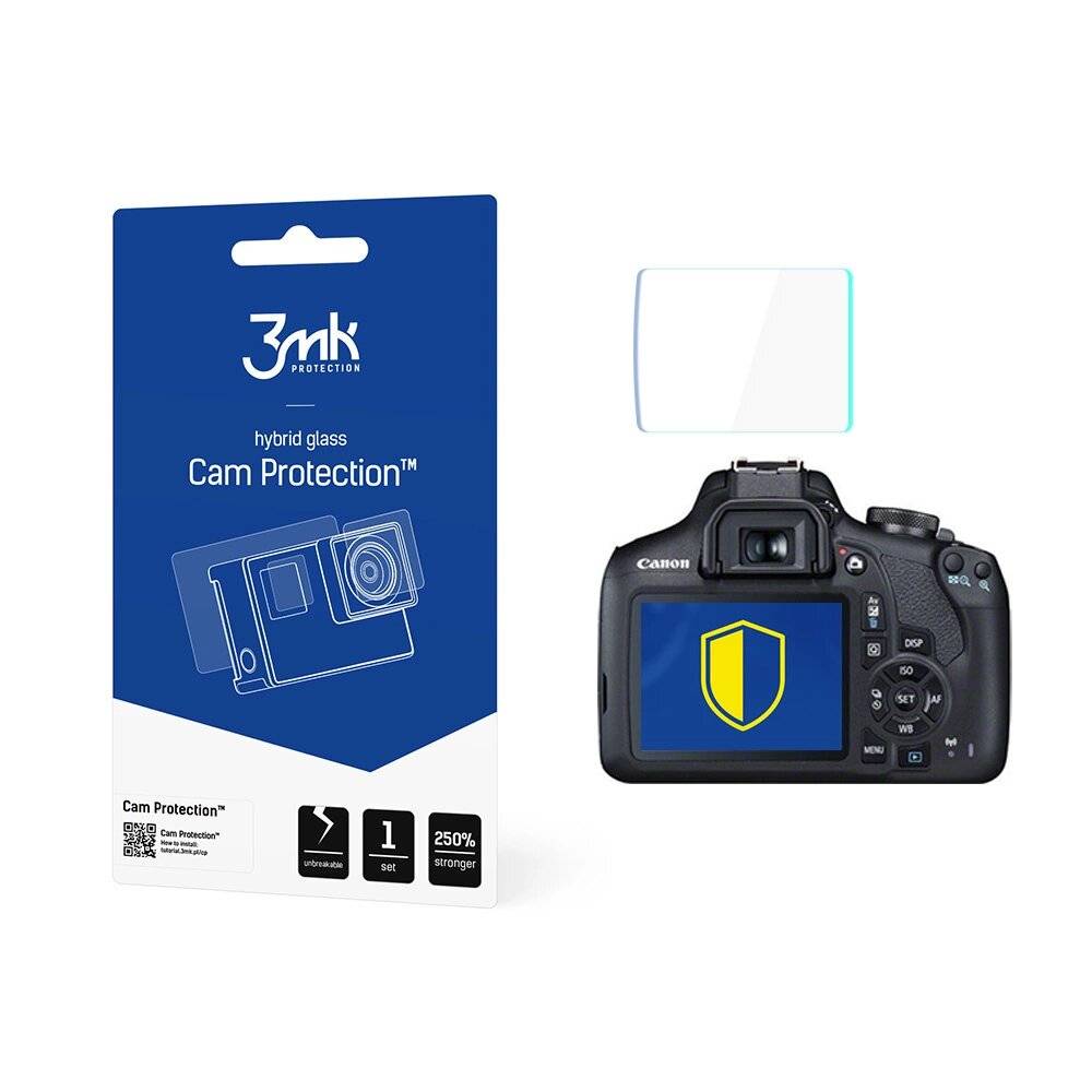 3mk Cam Protection Schutzglas Canon EOS 2000D