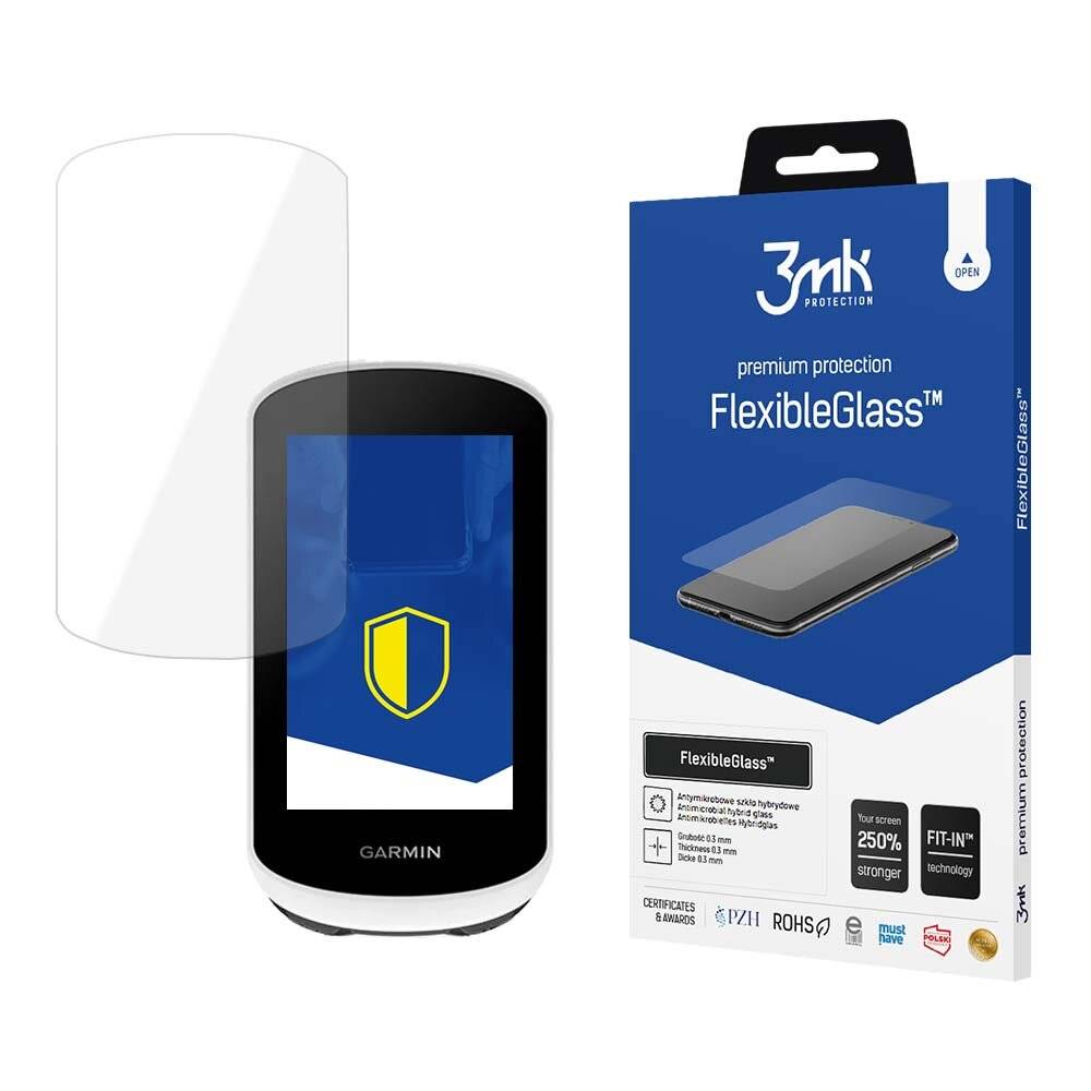 FlexibleGlass™ Displayschutz; Verpackung und digitale Gerätebildschirm mit Schildsymbol.