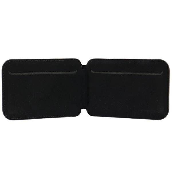 Audi Leather Wallet Card MagSafe magnetisch Ständer – schwarz