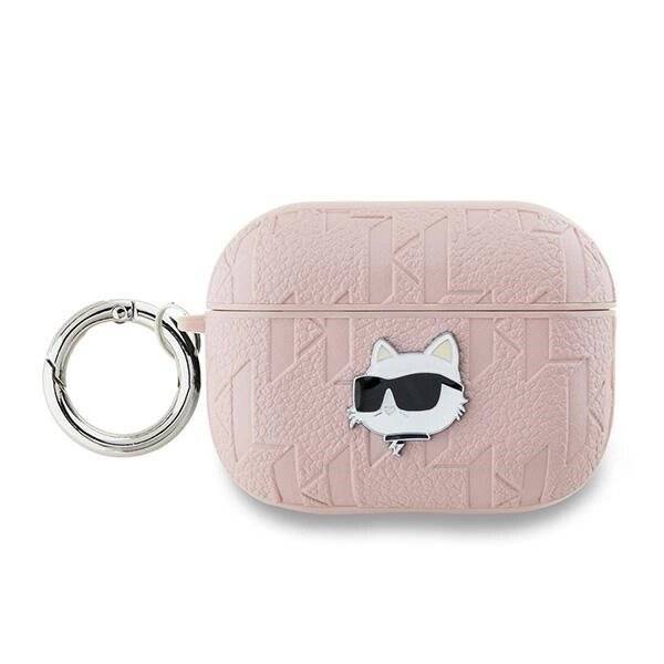 Karl Lagerfeld Monogram Choupette Head Case AirPods Pro 2 – Rosa
