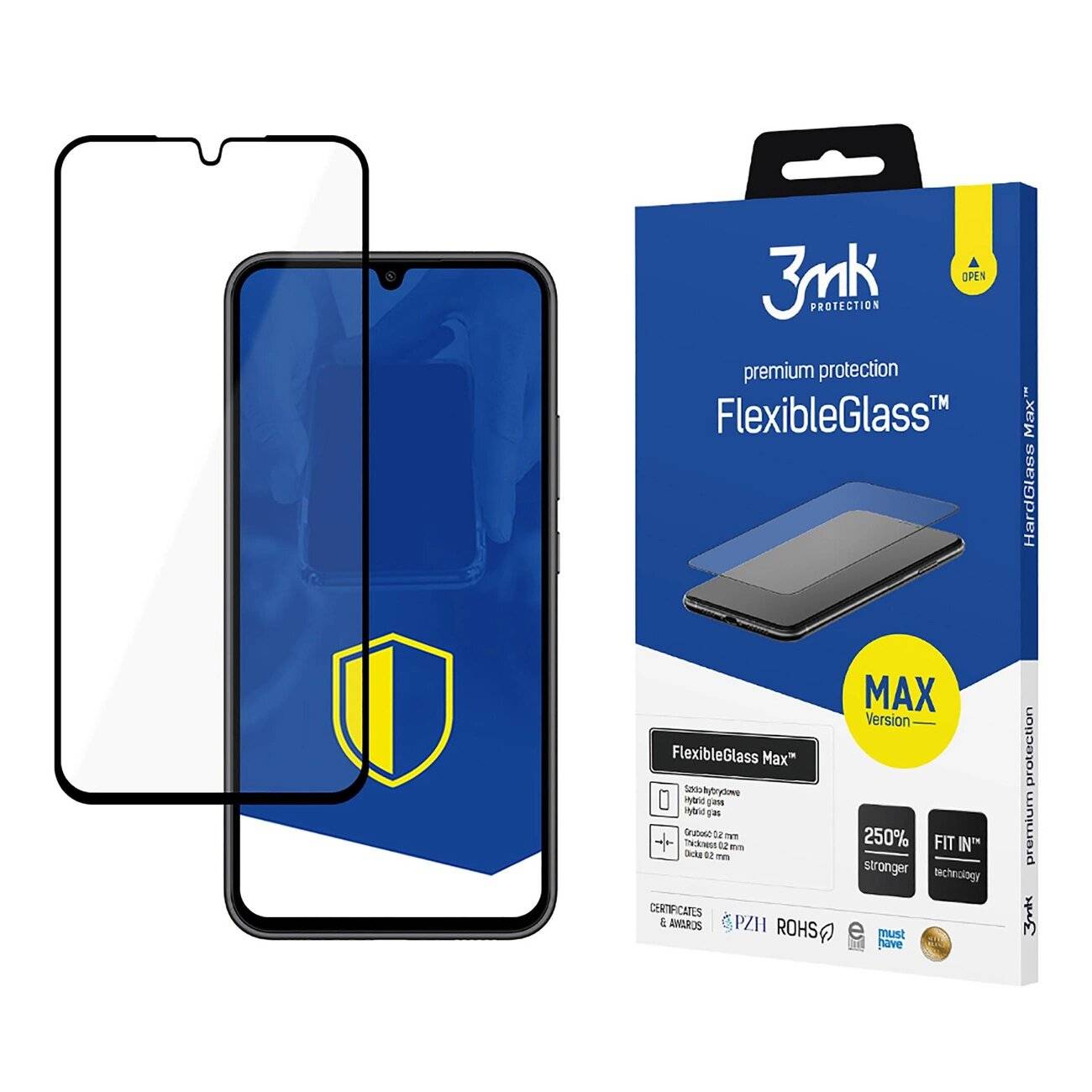 3mk FlexibleGlass Max™ Hybridglas Samsung Galaxy A34 5G