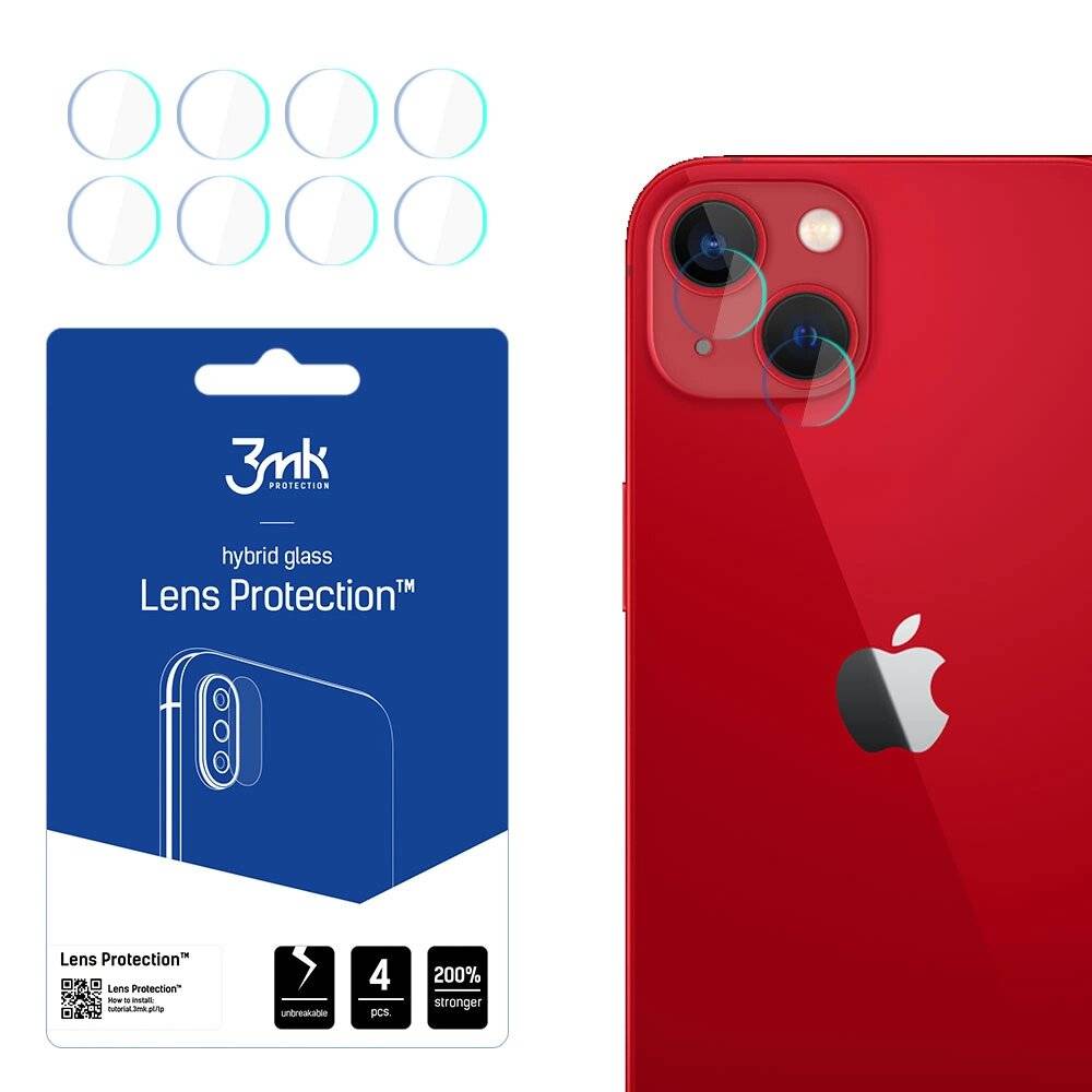 Kameraglas iPhone 13 mini 7H Objektiv 3mk Objektivschutzserie