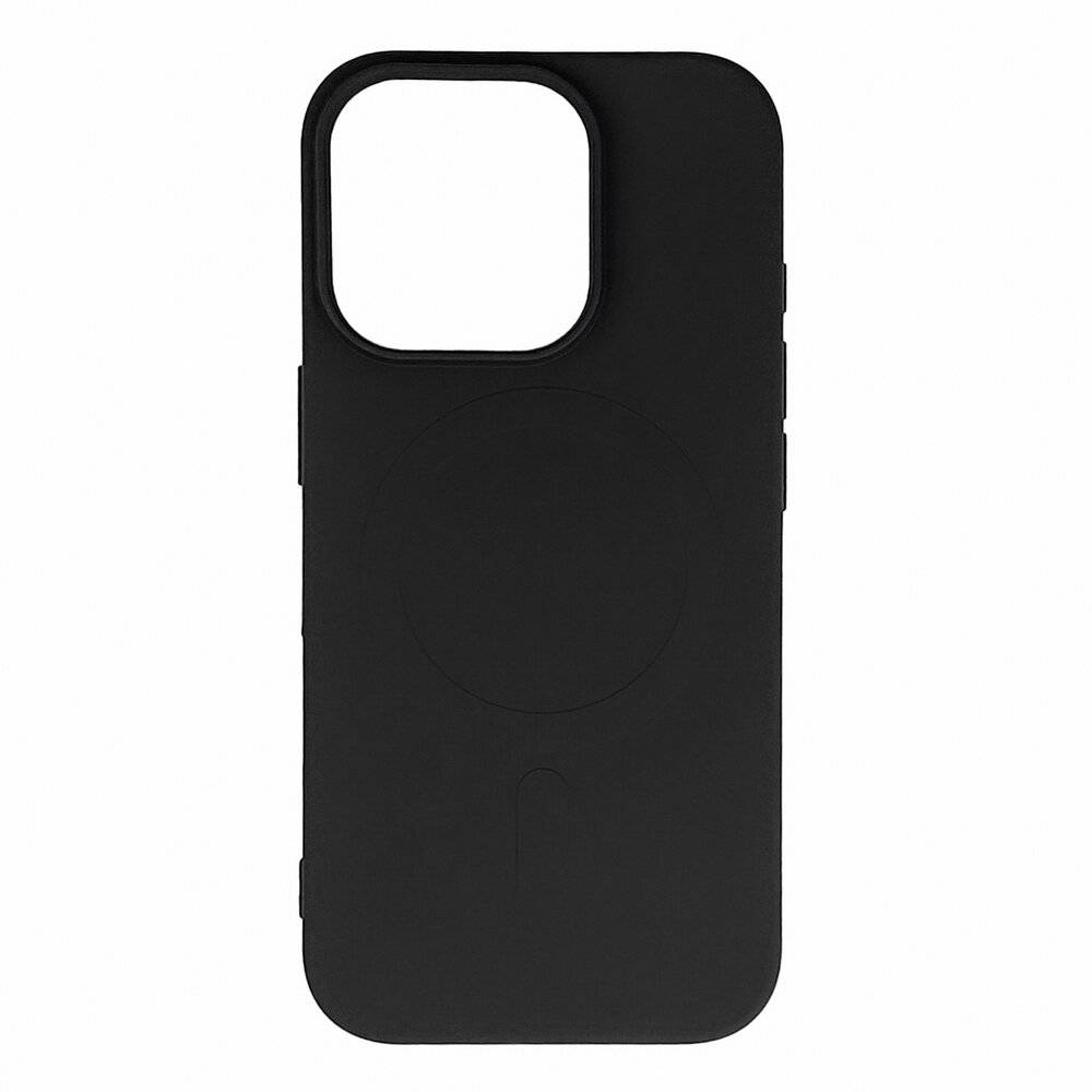 Liquid Silicone Case MagSafe iPhone 16 Pro – Schwarz