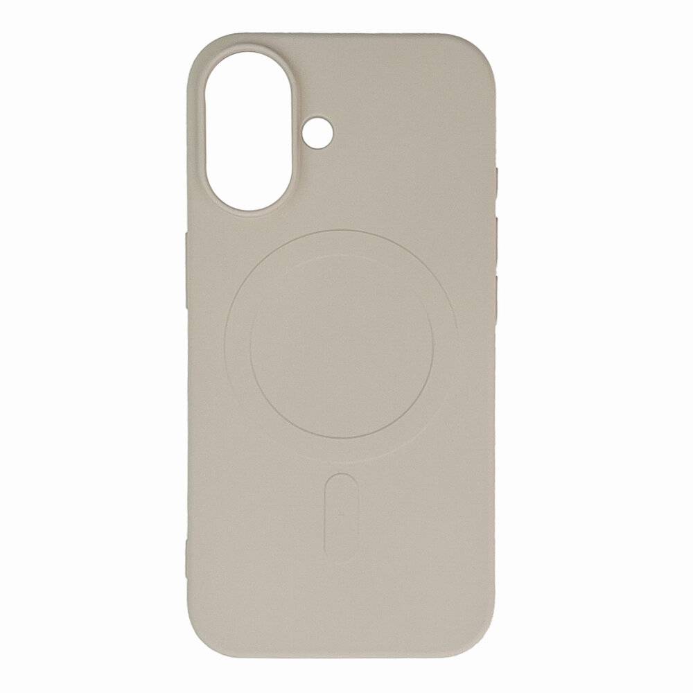 Liquid Silicone Case MagSafe iPhone 16 - Beige