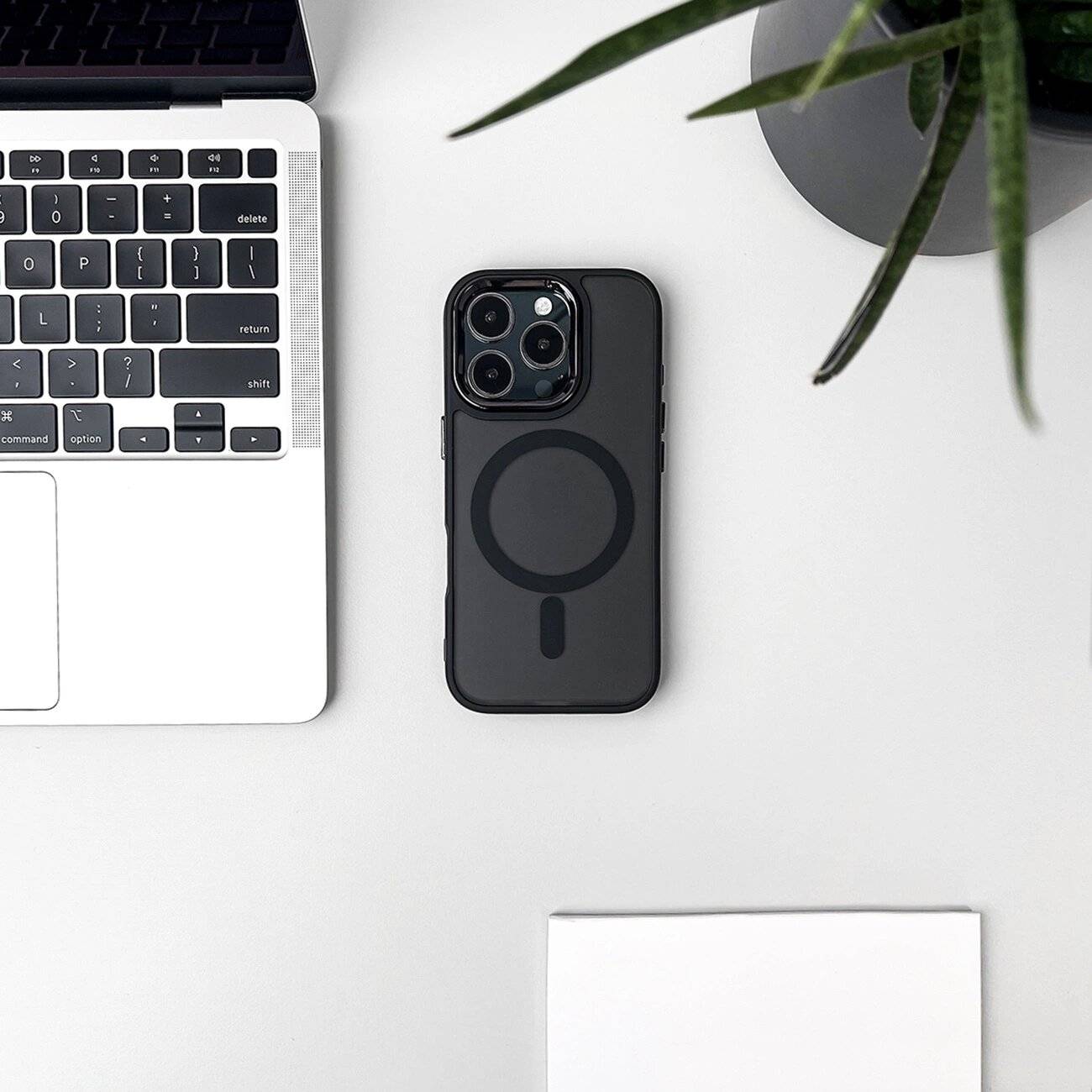 Glitter Case MagSafe iPhone 16 Pro Max – Schwarz Glitzer