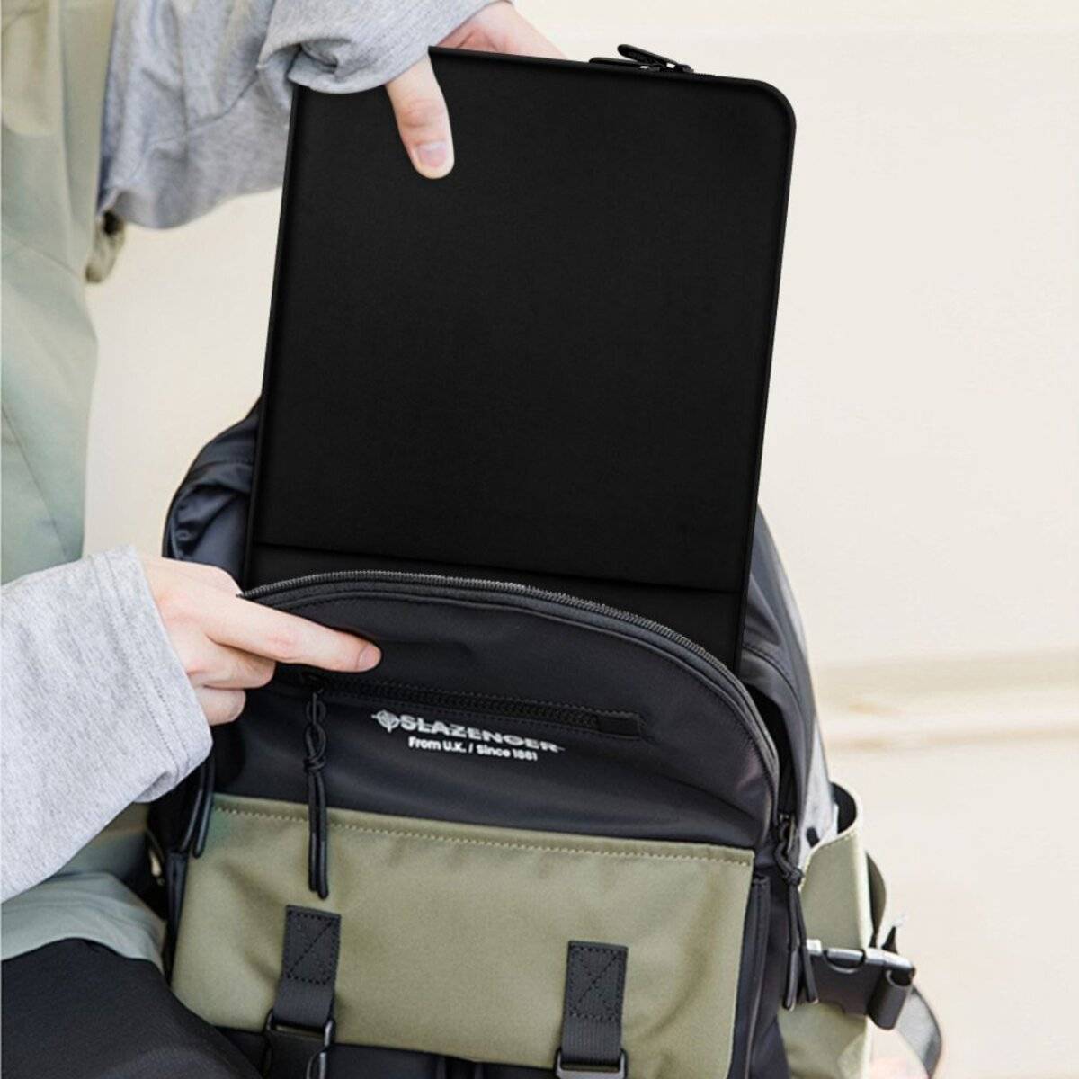 Tech-Protect Neoprenhülle einen 14-Zoll-Laptop – Schwarz