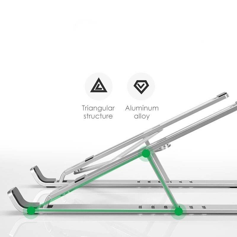 Universeller Laptopständer Tech-Protect Alustand – dunkelgrau