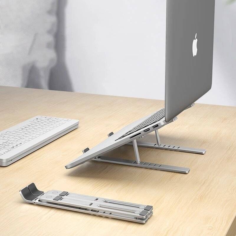 Universeller Laptopständer Tech-Protect Alustand – dunkelgrau