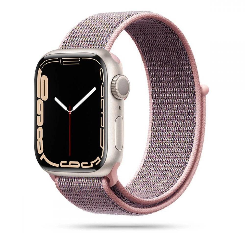 Tech-Protect Nylonarmband Apple Watch 4/5/6/7/8/9/SE 38/40/41 mm – Pink