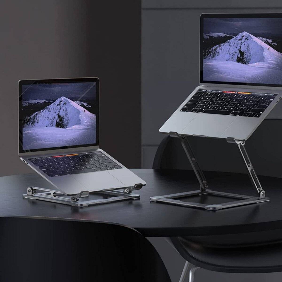 Tech-Protect ULS400 universeller ausziehbarer Ständer einen Laptop bis 17 Zoll – Grau